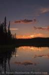 Photo Beaver Creek Yukon Summer Night