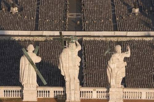 St Peters Basilica Statues Vatican Rome Italy