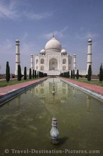 Taj Mahal Complex Landscape India